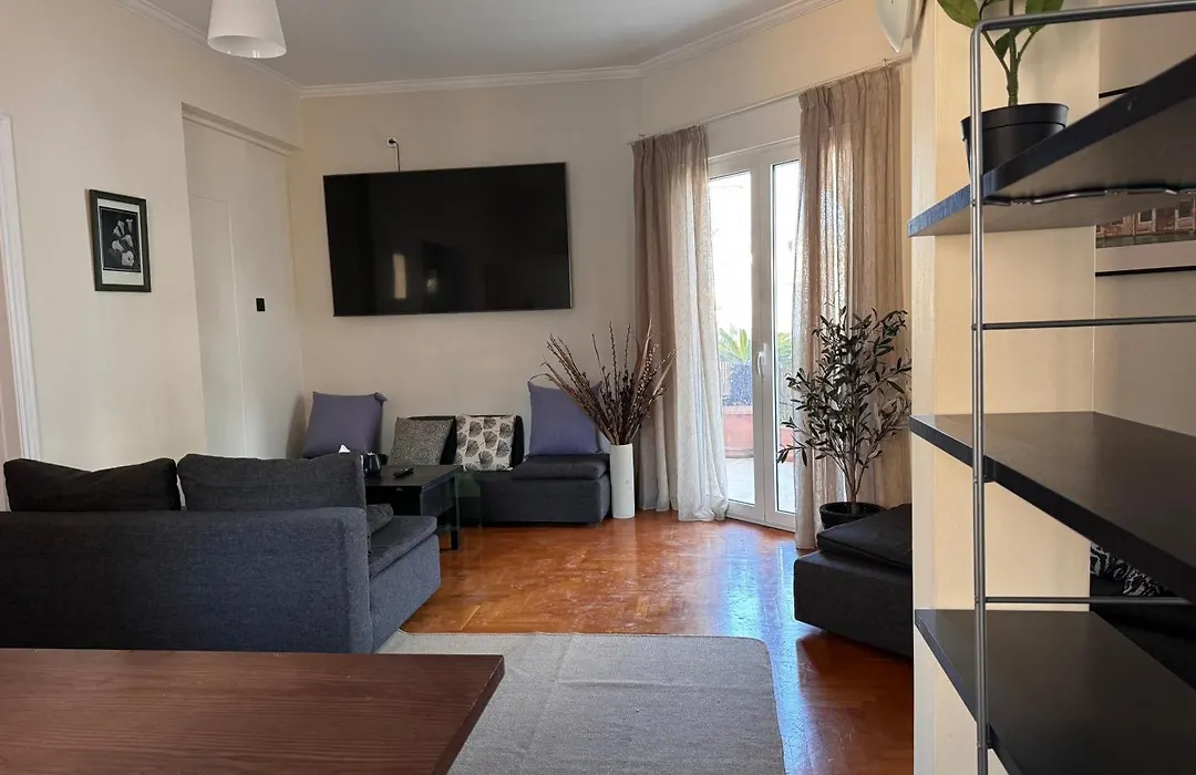 Elegant Penthouse 120sqm With Large Veranda, 5 Min Walk To Ambelokipous Metro Station *